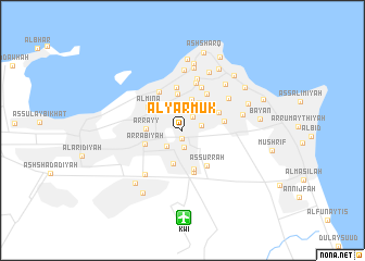 map of Al Yarmūk