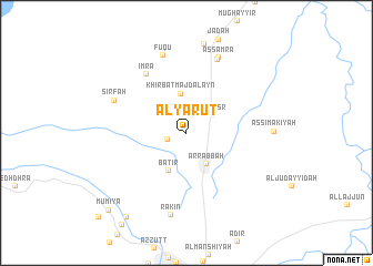 map of Al Yārūt