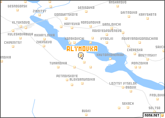 map of Alymovka