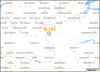 map of Alzen