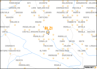 map of Alzi