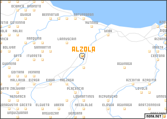 map of Alzola