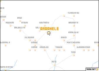 map of Ama Ahélé