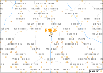 map of Amaba