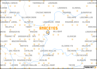 map of Amaceyes