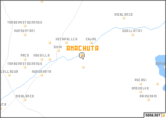 map of Amachuta