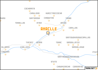 map of Amaclle