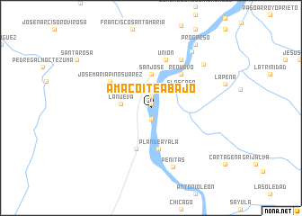 map of Amacoite Abajo