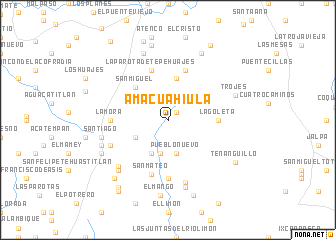 map of Amacuahiula