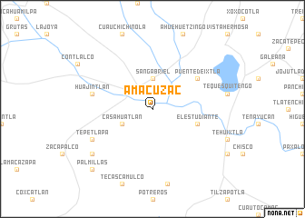 map of Amacuzac