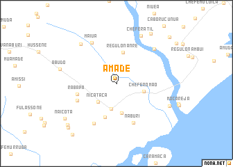 map of Amade