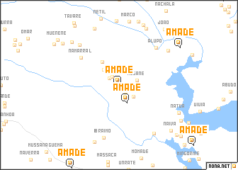 map of Amade