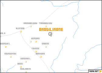 map of Amadilimane