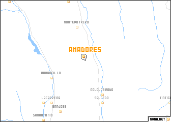 map of Amadores