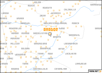 map of Amador