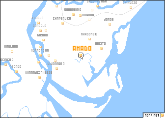 map of Amado