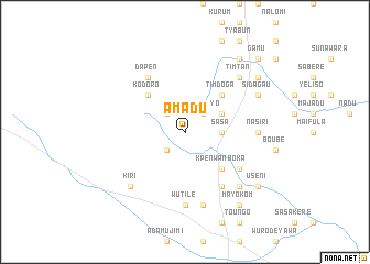 map of Amadu