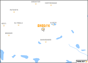 map of Amadyk