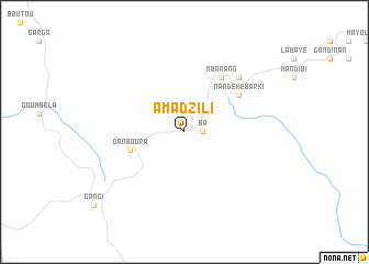 map of Amadzili