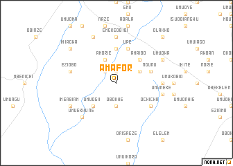 map of Amafor