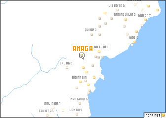 map of Amaga