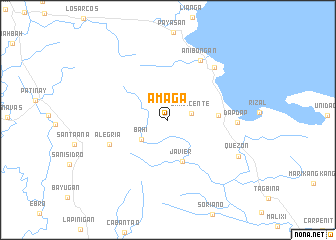 map of Amaga