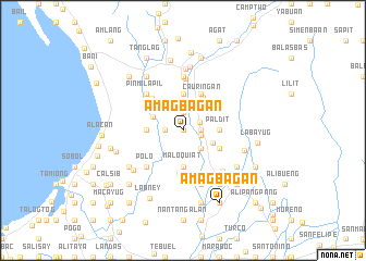 map of Amagbagan