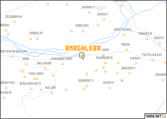 map of Amaghleba