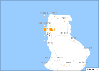 map of Amagi