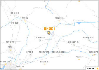 map of Amagi