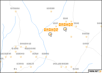 map of Amahor