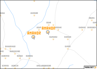 map of Amahor
