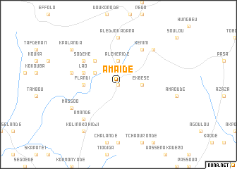 map of Amaïdé