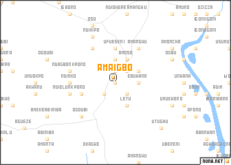 map of Amaigbo