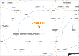 map of Amailloux