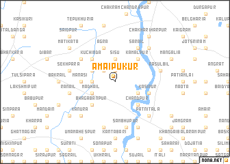 map of Āmāipukur