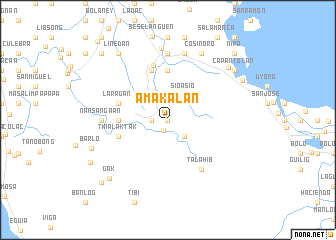 map of Amakalan