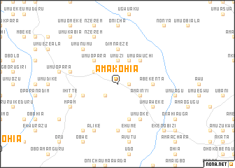 map of Amakohia