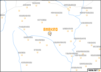 map of Amakro