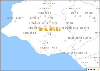 map of Amalafede