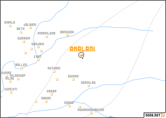 map of Amalāni