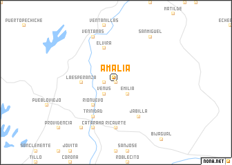 map of Amalia