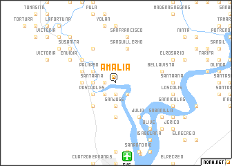 map of Amalia