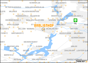 map of Amalienhof