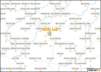 map of Amalija