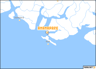 map of Amamapare