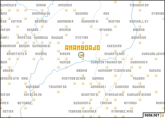 map of Amamboajo