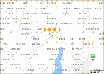 map of Amamoli