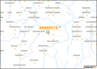 map of Amamonta