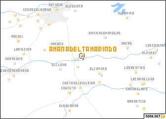 map of Amana del Tamarindo